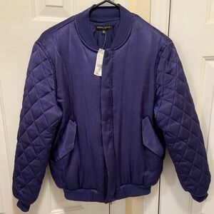 Kendall & Kylie Purple Bomber Jacket